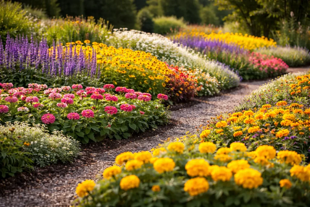 Flower Bed being grown - Buy From Farmers Direct