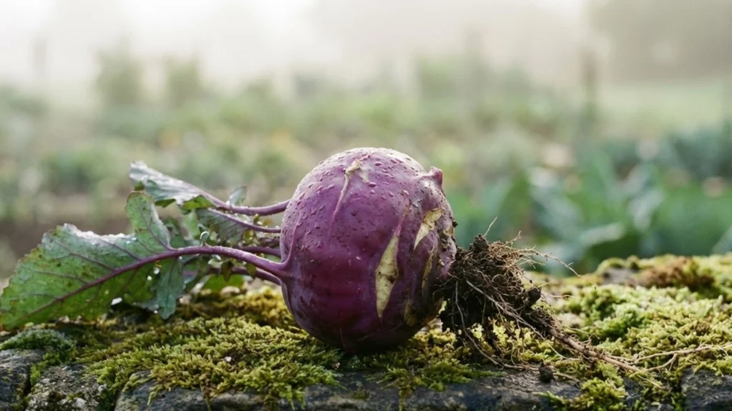 organic vegetable on a wall