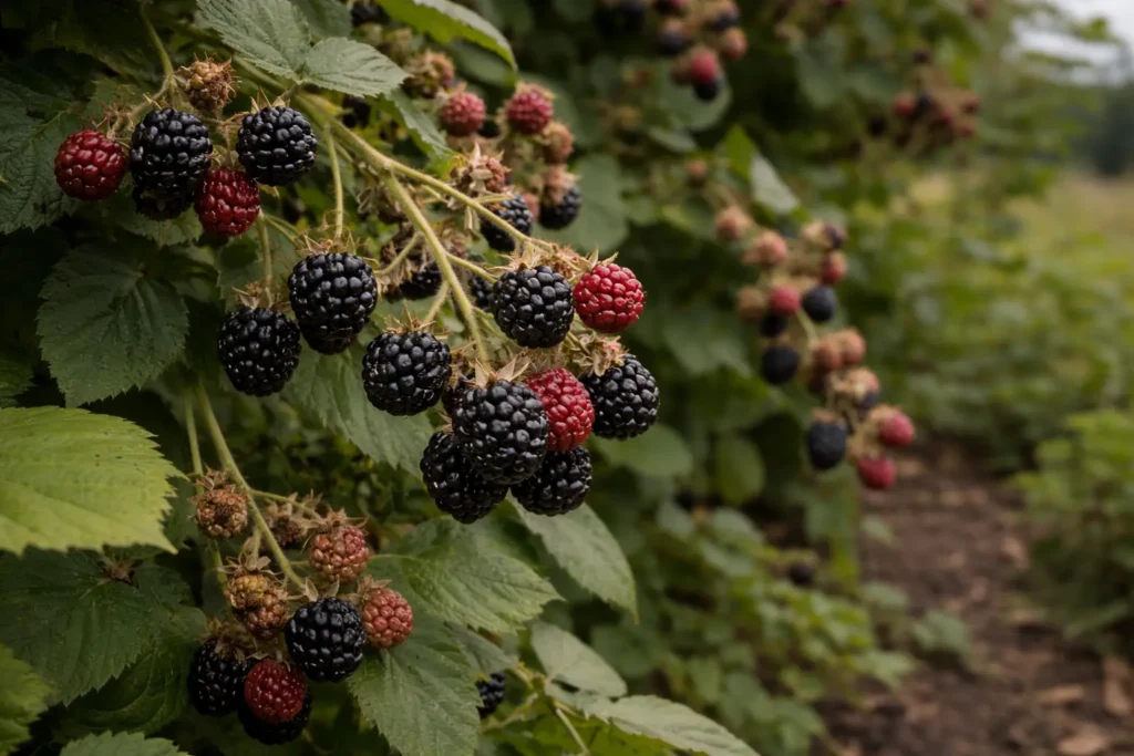 Berries being eaten in season in the UK