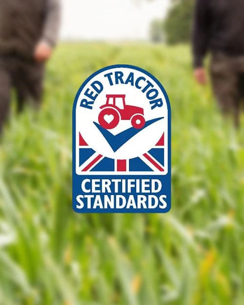 A red tractor logo food provenance