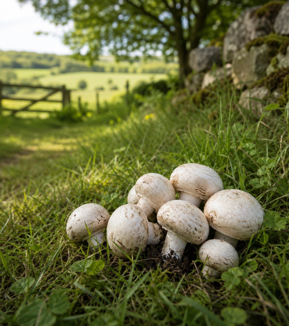 white button mushrooms