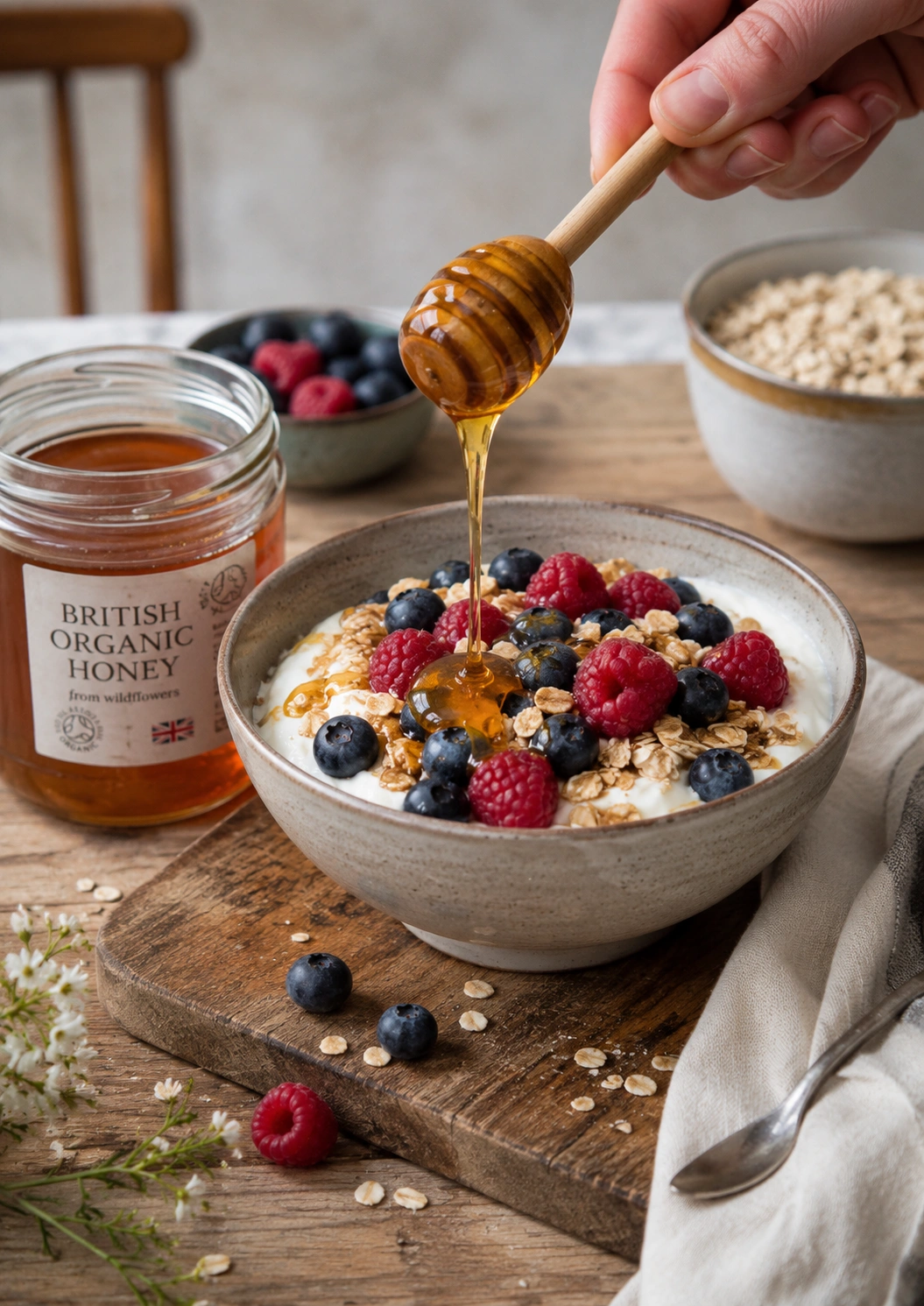 British Organic Honey Breakfast