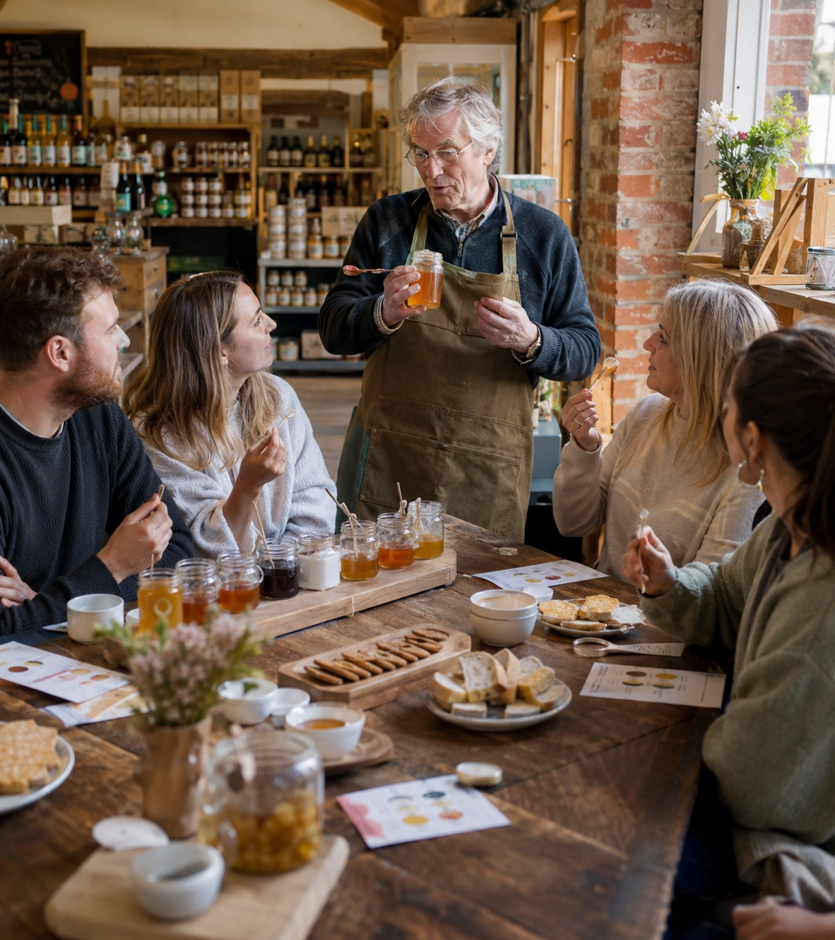 Education on Honey tasting sessions