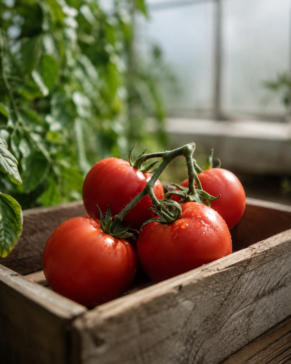 picked tomatoes