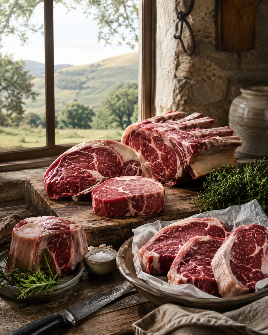 organic steaks